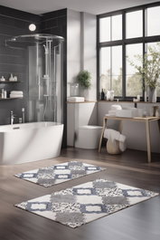 Mijölnir Juego de alfombrillas de baño CT-5234 Multicolor